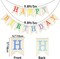 Happy Birthday Banner - NO-DIY Colorful Burlap Happy Birthday Banner Sign Happy Birthdays Party Decoration Happy Birthdays Banners Bunting for Women Men Girl Boy Celebration Party Backdrop